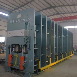 Machine de vulcanisation en caoutchouc de presse de plat de cadre pour vulcaniser des produits en caoutchouc